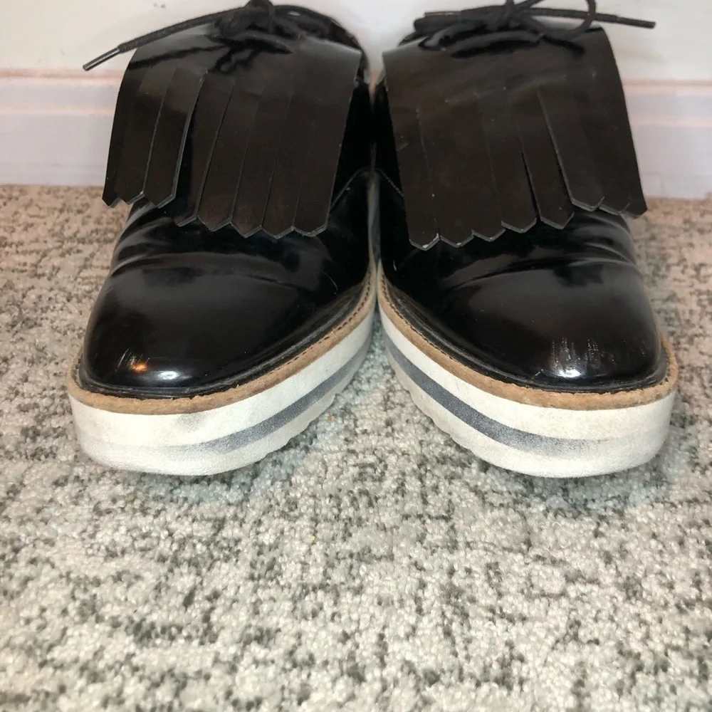 Zara black kiltie